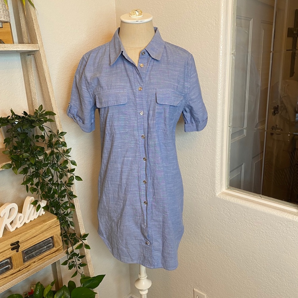 Equipment Button Down Mini Dress - image 1